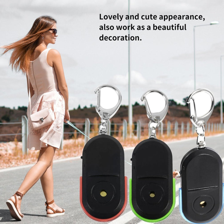 5 PCS Portable Anti-Lost Alarm Key Finder Wireless Whistle Sound LED Light Locator Finder 5 PCS Portable Anti-Lost Alarm Key Finder Wireless Whistle Sound LED Light Locator Finder